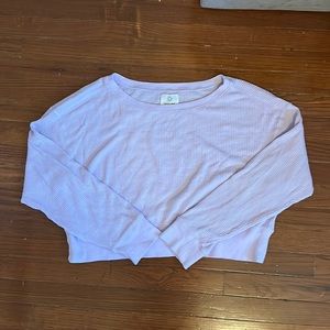 Lavender offline by aerie crewneck